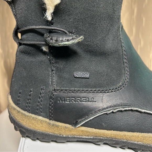 Merrell Tremblant Women's 9.5 Black Leather DRY Waterproof 200 Ankle J45728 - Picture 10 of 15